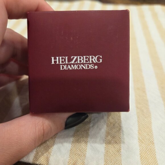 Helzberg Diamonds I am loved Aquamarine Necklace and Earrings set - Picture 5 of 7